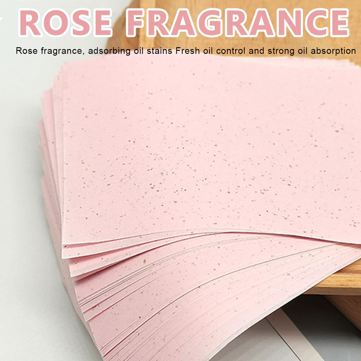 MAYCREATE 200 Counts Oil Absorbing Sheets for Face, Facial Flax Blotting Paper, Natural Rose Oil Absorbing Tissues for Oily Skin, Oil Control Film - 9x6cm MAYCREATE 200 Counts Oil Absorbing Sheets for Face, Facial Flax Blotting Paper, Natural Rose Oil Absorbing Tissues for Oily Skin, Oil Control Film - 9x6cm